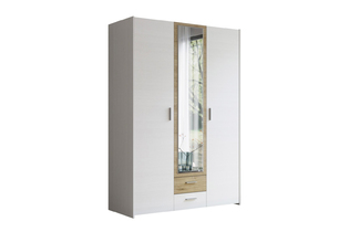 Шкаф комбинированный «Венеция», ВН-3D1Z2S, Бодега белый/Гикори Кингстон