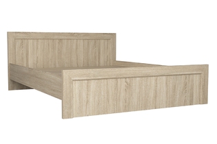 Кровать «Турин», ТР-1600, Дуб Сонома, без ящиков