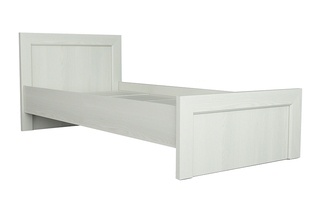 Кровать «Турин», ТР-900, Ясень Снежный, без ящиков