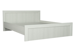 Кровать «Турин», ТР-1600, Ясень Снежный, без ящиков