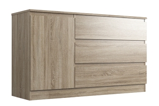 Тумба «Турин», ТР-1D3S, Дуб Сонома