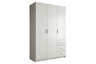 Шкаф для одежды «Универсал», УН-03-01, Бодега белый