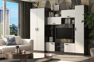 Гостиная «Престиж-2», ПР-003-11, Венге/Бодега, без рисунка