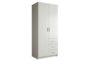 Шкаф для одежды «Универсал», УН-02-03, Бодега белый